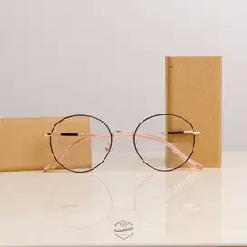 KACAMATA OVAL KOREA FULL BESI CANTIK DAN ELEGAN - RATIN 04