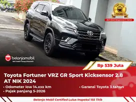 [ GARANSI 5TH ] Toyota Fortuner VRZ GR Sport Kicksensor 2.8 2024/2025