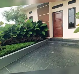 Rumah subsidi konsep cluster dekat stasiun Parung kuda