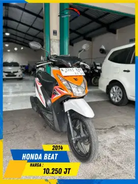 HONDA BEAT 2014 MURAH POLL MASZEEHH HIKMAH MOTOR KEPUH MALANG