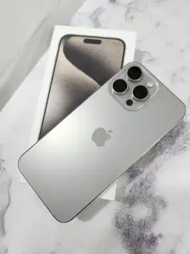 Iphone 15 pro max 256GB natural titanium ibox lengkap