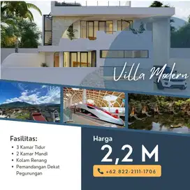 Villa Modern Cisarua Bandung –  View Pegunungan Dekat Dusun Bam