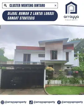 DIJUAL RUMAH 2 LANTAI CLUSTER MENTENG BINTARO TANGSEL .EN667.