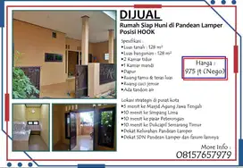 Dijual Cepat Rumah HOOK Murah di Semarang Timur