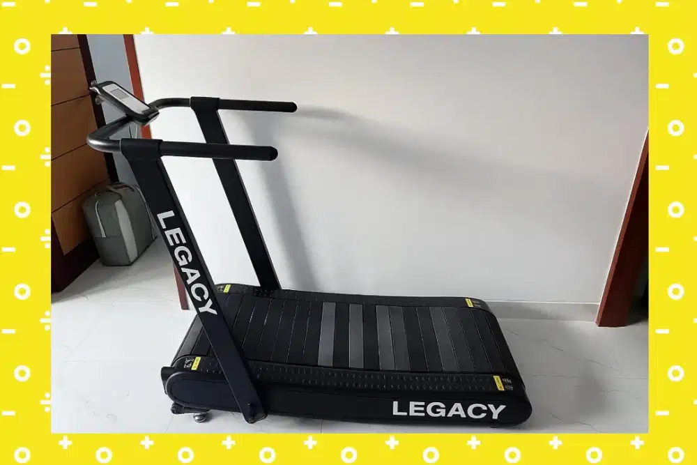 Treadmill manual Curve Legacy Fitnes alat kebugaran DBK-379