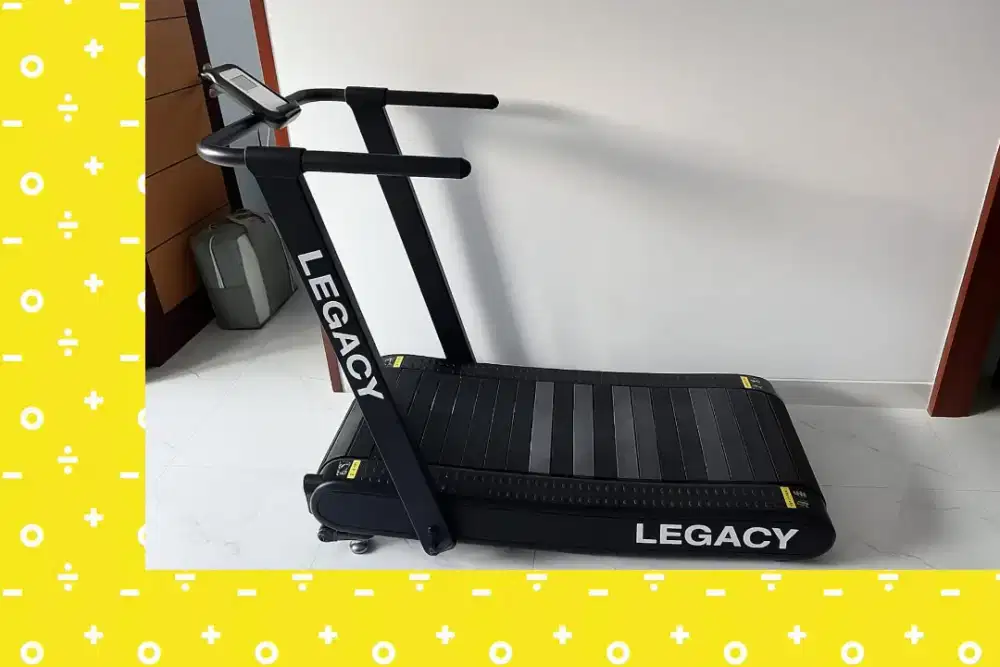 Treadmill manual Curve Legacy Fitnes alat kebugaran DBK-379