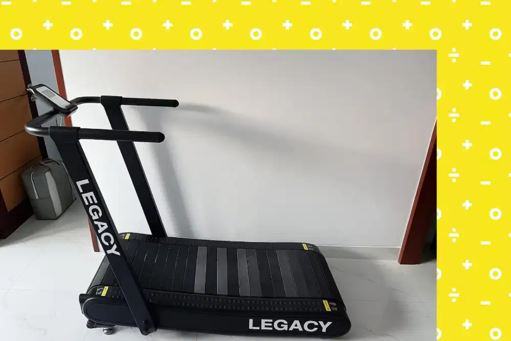 Treadmill manual Curve Legacy Fitnes alat kebugaran DBK-379