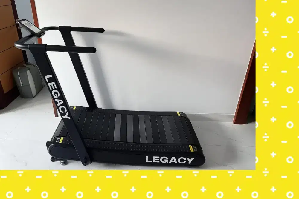 Treadmill manual Curve Legacy Fitnes alat kebugaran DBK-379