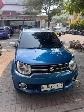 SUZUKI IGNIS GX AGS 1.2 MANUAL 2019 BIRU KM 52RB DP 2 JUTA