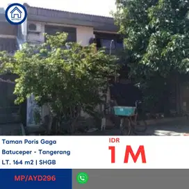 JUAL VUA AYDA RYMAH DI TAMAN PORIS GAGA BATU CEPER TANGERANG