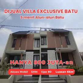 Dijual Villa Modern Kolam Renang Dekat Alun-alun Batu