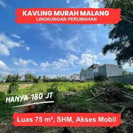 Tanah SHM 75 m² Joyoagung Dekat UMM dan Thursina