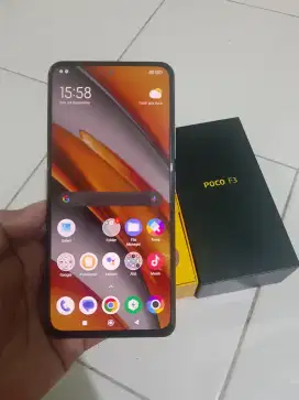 Poco f3 ram 6/128gb fullset ori