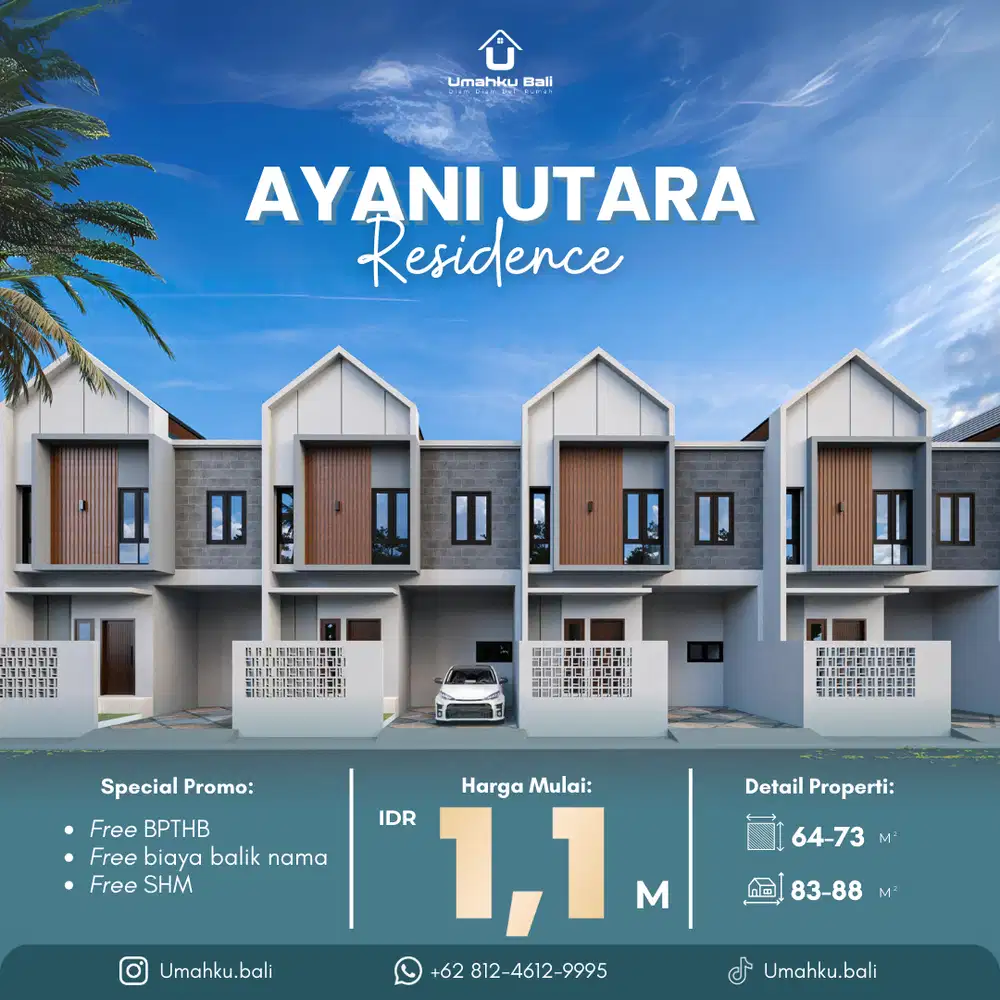 Dijual rumah di denpasar ayani utara