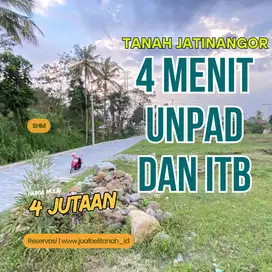 TANAH DIJUAL 4 MENIT UNPAD DAN ITB-COCOK UNTUK INVESTASI