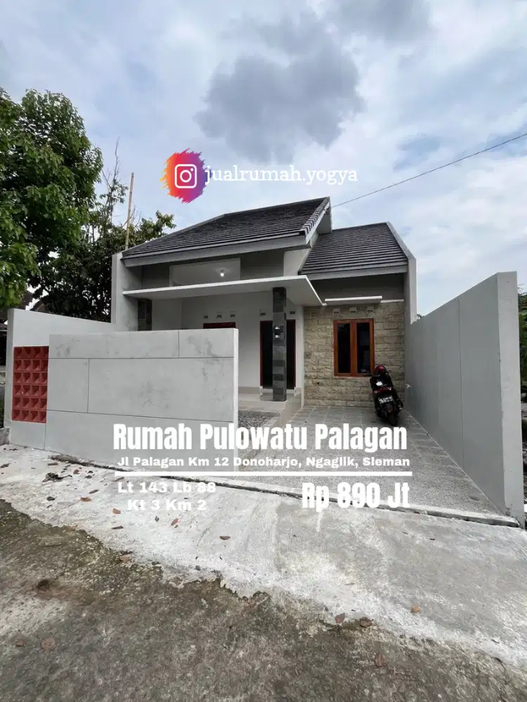 Rumah baru Luas murah jalan palagan km 12 ngaglik