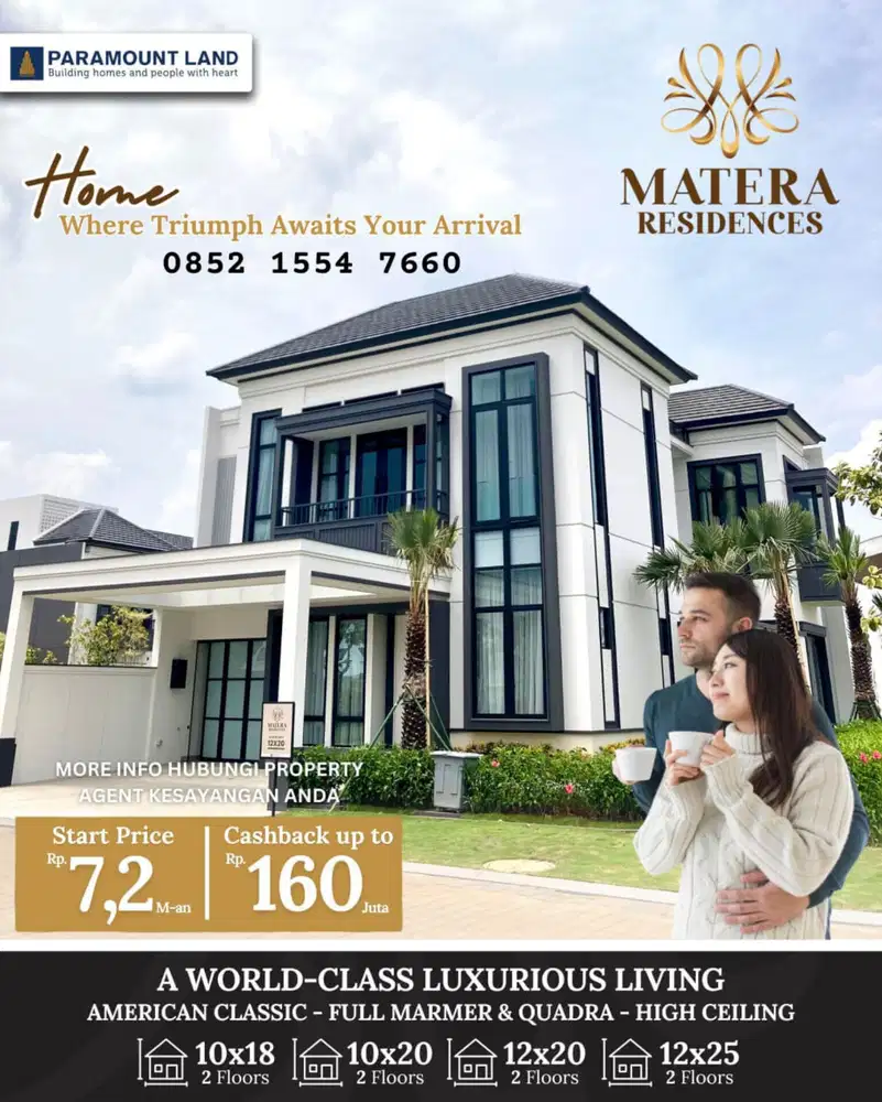 Hunia Mewah di Gading Serpong, Matera Residences