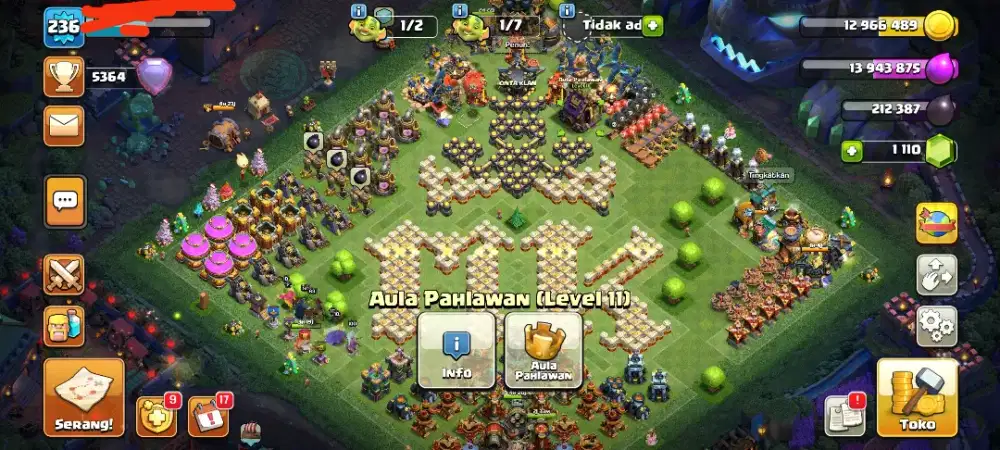 JUAL AKUN COC TH 17 BERLATAR SIAP PAKAI DIJAMIN AMAN 100% AKUN PRIBADI