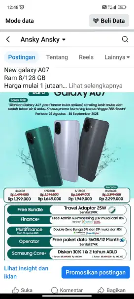 Kredit Hp tanpa Dp