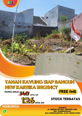 Tanah Kavling Murah Kota Probolinggo, Legalitas Aman dan Murah