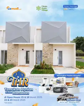 Rumah murah fasilitas lengkap serasa villa