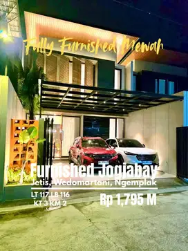 Rumah baru full furnished dekat jogjabay maguwo