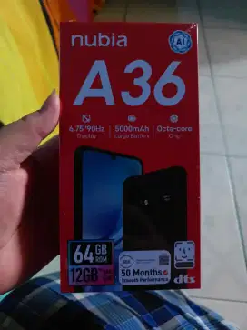 NUBIA A36 12GB/64GB Hitam