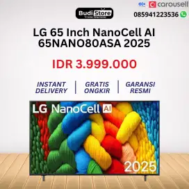 LG 65 Inch NanoCell AI 65NANO80ASA 2025