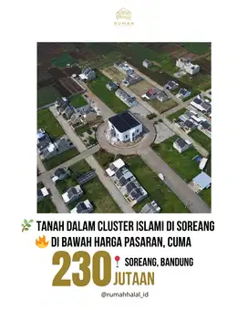 Dijual Cepat Tanah Kapling Tinggal 1 unit