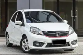 HONDA BRIO SATYA E 1.2 AT 2018 PUTIH KM LOW