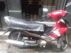 125cc mesin alus, ss lengkap, waena merah hitam