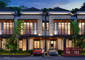 Rumah Villa Baru Komplek Pacific Palace Jalan Pasar 1 Sunggal