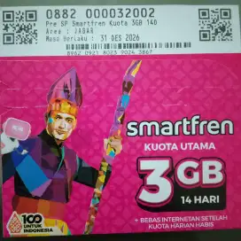 Nomor Super cantik Smartfren 13 digit