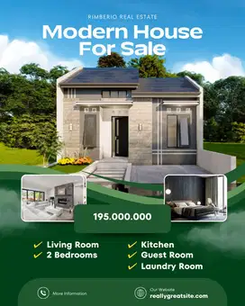 Rumah Minimalis Dekat Kampus UII Yogyakarta Harga 195 Juta, SHM!