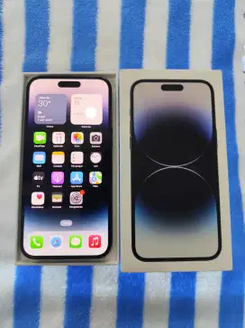 Hp Second IPhone 14 Pro Max 128GB Resmi I Box Batre Helt 83% Fullset