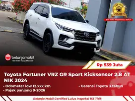 [ GARANSI 5TH ] Toyota Fortuner VRZ GR Sport Kicksensor 2.8 2024/2025