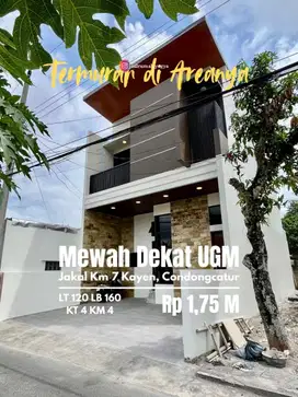 Rumah Baru mewah murah dekat UGM Jakal km 7 Kayen