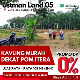 Kavling Murah Tanpa DP didaerah Strategis dekat Kampus ITERA
