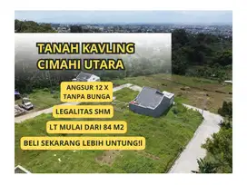 Tanah Kavling SHM Cimahi Utara Akses Jalan Cor Beton