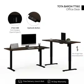 Meja Hidrolik PRODESIGN (TOTA NATU BARON - ADJUSTABLE STANDING DESK)