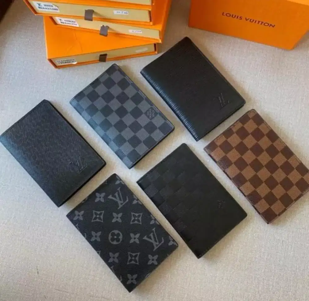 Dompet passport lv cover holder ready 6model