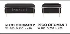 Sofa Indachi Reco Ottoman