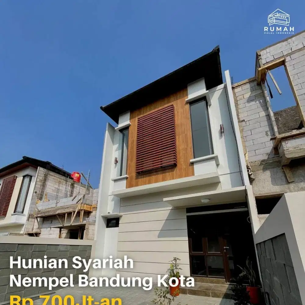 Hunian Syariah & Mewah 2 Lantai Nempel Bandung Kota