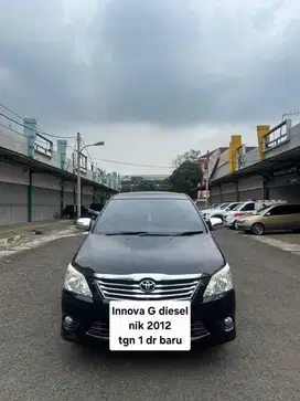 Toyota Innova G diesel 2012 matic 2013 hitam