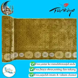 Karpet Masjid Premium Istanbul Import Turki Size 120 Cm X 6 Meter