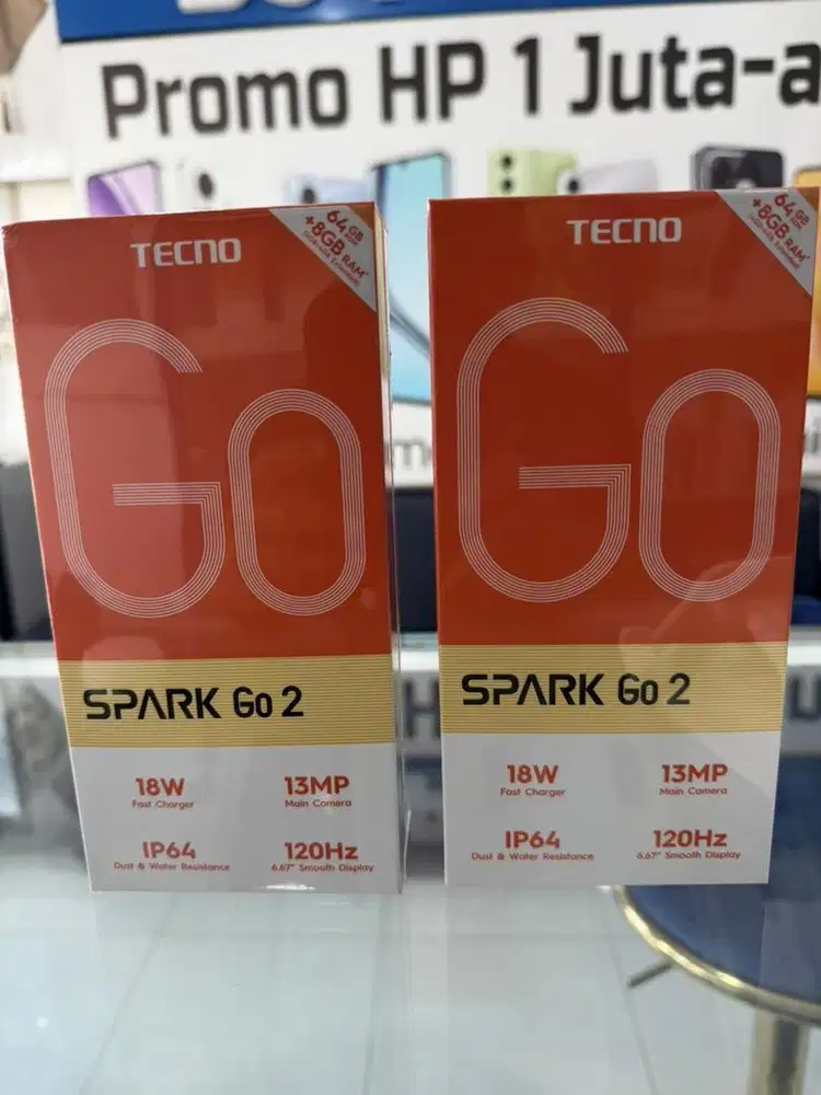 Baru…Tecno Spark GO 2 Ram 8GB (4+4) Memori 64 GB