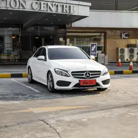 MERCEDES BENZ C200 AMG LINE 2.0 AUTOMATIC 2018 PUTIH
