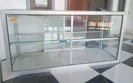 Jual etalase kaca alumunium