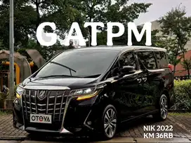Alphard G ATPM NIK 2022 KM 30rb