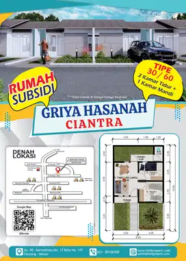 GRIYA HASANAH CIANTRA dekat Cifest cikarang selatan MM2100 dan Ejip